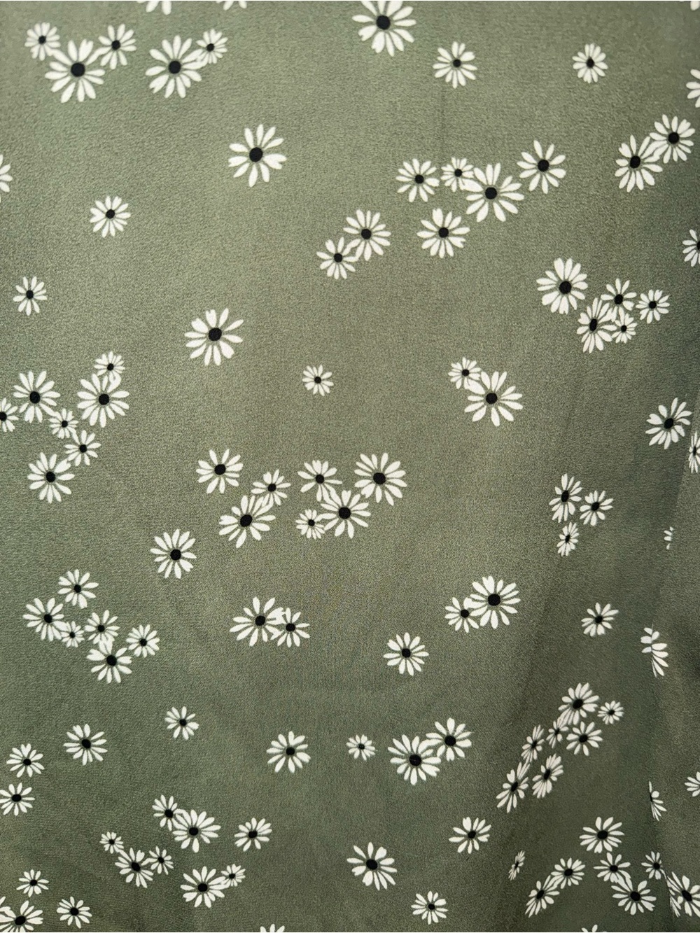 Reitmans R Essentials Olive Green Daisy Floral Cami Tank Top - Size XXL - Picture 7 of 8